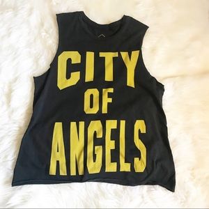 ALTRU Cotton Tee Los Angeles cut out arms